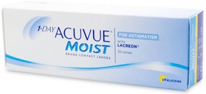Best Price 1-Day Acuvue MOIST for ASTIGMATISM Contact Lenses 30 Pack - Lowest Cost Online!