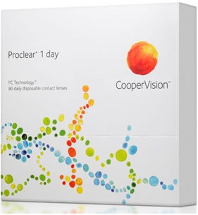 Proclear 1 DAY Contact Lenses 90 Pack by CooperVision - Discount Price
